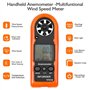 Anémomètre Numérique Portable, INFURIDER YF818 Anémomètre Digital LCD Vitesse du Vent de Mètre Indicateur Mesure la vitesse du v