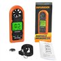 Anémomètre Numérique Portable, INFURIDER YF818 Anémomètre Digital LCD Vitesse du Vent de Mètre Indicateur Mesure la vitesse du v