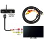 Yiany Câble HDMI vers RCA, 1080P HDMI mâle vers 3 RCA Audio Vidéo Câble Adaptateur convertisseur de Composants AV pour TV HDTV D
