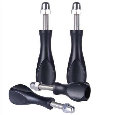 Suptig Vis à Oreilles 3 pièces Longues et 1 vis à Oreilles Courtes Compatible pour GoPro Hero10 Hero 9 Hero 8 Hero 7 Hero 6 Hero