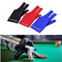 POFET Lot de 4 Gants de Queue de Billard élastiques en Lycra pour Main Gauche à 3 Doigts pour tireurs, Carom, Piscine, Snooker e