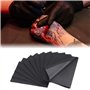 125 pcs bavoirs dentaires noirs, bavoirs de tatouage imperméables jetables de qualité supérieure Unihuby, couvertures de table d