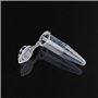 Chudian 500Pcs 1.5ml Tube à Centrifuger en Plastique,Tubes à Essai en Plastique pour Centrifugeuse Flacon avec Couvercle Transpa