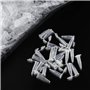 Chudian 500Pcs 1.5ml Tube à Centrifuger en Plastique,Tubes à Essai en Plastique pour Centrifugeuse Flacon avec Couvercle Transpa