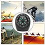 Keenso 2pcs Compas de Poignet, Boussole de Navigation Portable avec Bande de Montre Boussole Imperméable pour Le Camping, Naviga