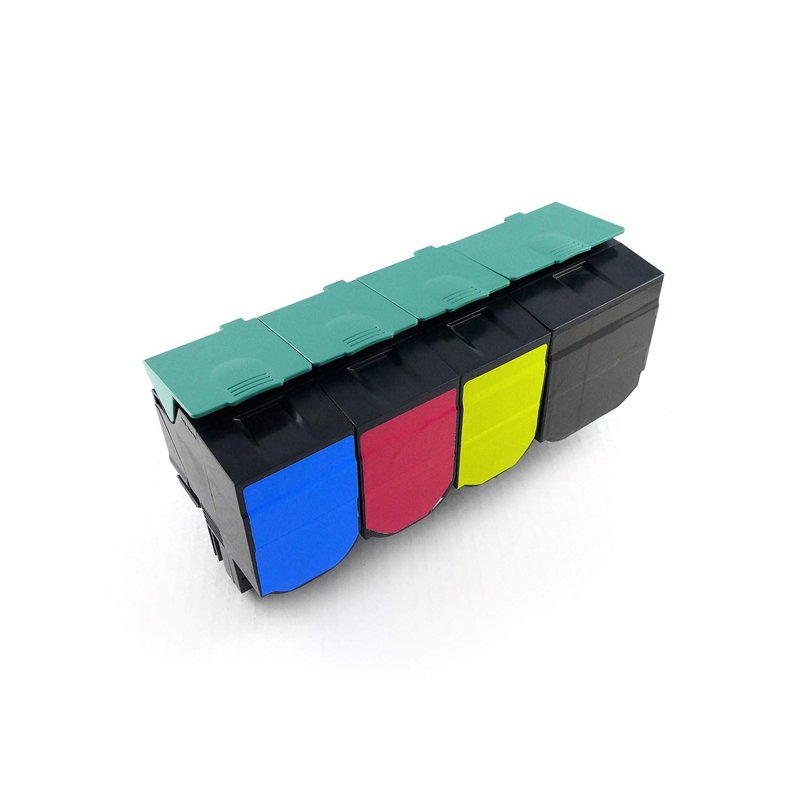 Image secondaire de Green2Print Toner Set, 4 Cartouches 1x 2500, 3X 2000 Pages Toner pour Lexmark X543DN, X544N, X544DN, X544DTN, X546DTW, X548DE, X