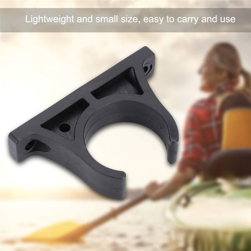 Image secondaire de Tbest Support de Rame, Pinces à pagaie de Kayak, Kayak Paddle Porte Clips 1 Paire en Plaique Paddle Rame Porte Clips Keeper Repl