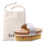 Ithyes Brosse pour le corps La brosse de bain à poils exfoliante naturels pour éliminer les toxines cellulites de la peau morte
