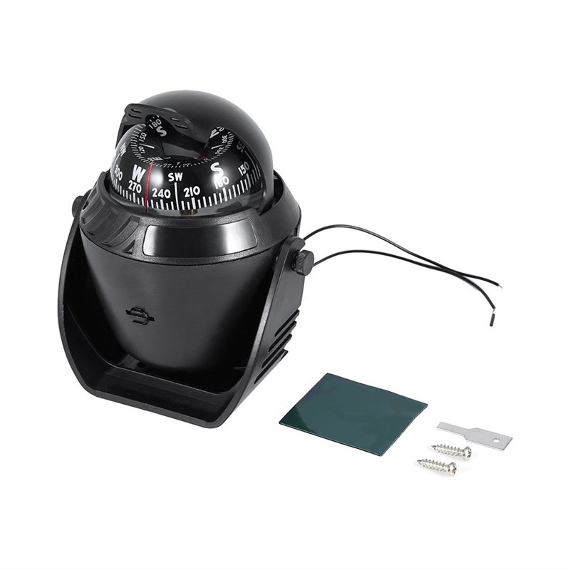 Image secondaire de Boussole de Navigation illuminée réglable de lumière Marine de Boussole LED pour la Voiture de Bateau Marine Boussole Bateau