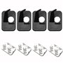 ANCLLO 4 pièces Repose-flèche en Plastique Noir tir à l'arc RH Arc Classique Repose-flèche Chasse tir ciblage Accessoire Main Dr