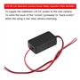 DEWIN Filtre de Caméra de Recul et Redresseur de Tension 12V CC pour Voiture