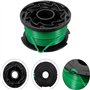 Chuancheng – Lot de 6 bobines de fil vert pour débroussailleuse Black & Decker GL7033 GL8033 GL9035 A6482