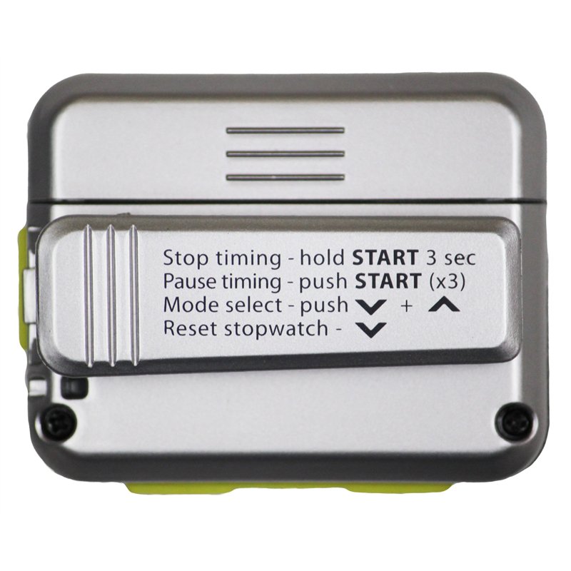 Image secondaire de Gymboss Minuteur d’intervalle et chronomètre – Coque Brillant Argente/Jaune