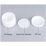 3 pièces 250 ML / 8 oz Pot cosmétique en Plastique Blanc Rechargeable Bouteille de crème Vide Pots déchantillon conteneur de Sto