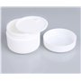 3 pièces 250 ML / 8 oz Pot cosmétique en Plastique Blanc Rechargeable Bouteille de crème Vide Pots déchantillon conteneur de Sto