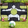 OFKPO Football Porte Portable Pliage pour Enfants, Pliage Filet de Football, Grille Portable Sports en Plein Air Les Enfants Uti