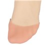 Artibetter Une paire de chaussures de danse de ballet en pointe en gel de silicone souple avec protège-orteils (Nude)