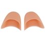 Artibetter Une paire de chaussures de danse de ballet en pointe en gel de silicone souple avec protège-orteils (Nude)