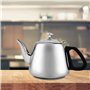 Wifehelper 1.5L / 2L Théière en Acier Inoxydable Poêle Théière Cafetière Théière Bouilloire avec Filtre À Thé Accessoires Famill