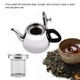Wifehelper 1.5L / 2L Théière en Acier Inoxydable Poêle Théière Cafetière Théière Bouilloire avec Filtre À Thé Accessoires Famill