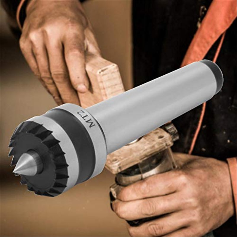 Image secondaire de Centre de poupée Mobile, 0.01 MM, Outil de Tournage en Bois Tour à Bois Centre d'entraînement pour Le Travail du Bois et du méta