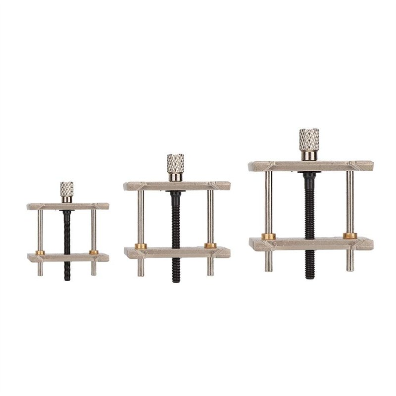 Image secondaire de Qiterr 【?â????】 3pcs/Set Support de Mouvement de Montre, Mouvement de Montre en métal Support de Base Fixe Accessoires d'horloge