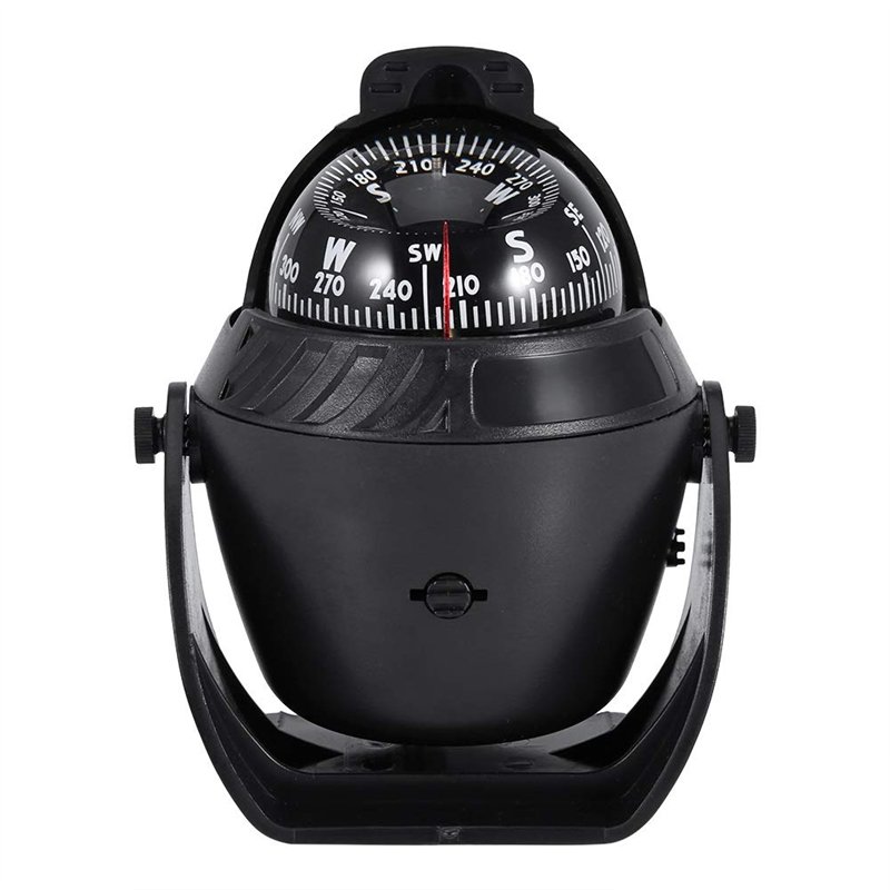Samfox Boussole Voiture Voiture Bateau Boussole, Électronique de Navigation LED Pivotant Boussole pour Voiture Bateau Marine