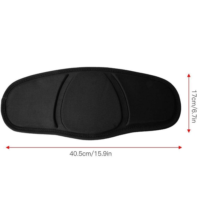Image secondaire de Broco Réglable Kayak antidérapante Canoe Seat Pad Noir Confortable Dossier