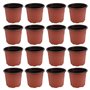 Lot de 50 Pots de en Plastique Pots de Fleurs Pots de Plantes Plastique De Plantes À Fleurs Graine De Démarrage Pot (Diamètre 12