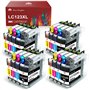 Toner Kingdom LC-123 Compatibles Cartouches d'encre pour Brother LC123 123XL pour Brother MFC-J6720DW MFC-J6920DW MFC-J6520DW MF
