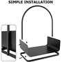 Amagabeli Panier à bûches 45 x 30 x 43cm Porte-bûches de cheminée panier bois de chauffage panier porte buche cheminee Support À