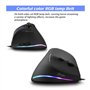 zelotes Souris Verticale avec Joystick,10000DPI,11 Boutons Programmables,RGB,Conception Ergonomique,Optique USB Souris Gamer Fil