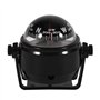 Boussole Déclinaison Magnétique Ajustable Compas Voyager Boussole Voyager Multi-Usage pour Montage sur Support Marin Marine(Noir