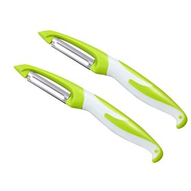 Aiqeer 2 Pièces Éplucheurs Multifonction Droit