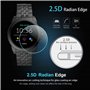 Diruite 4-Pièces Compatible avec Fossil Gen 5E Protection Écran,2.5D Arc Edges 9H Dureté en Verre Trempé pour Fossil Gen 5E 42mm