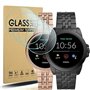 Diruite 4-Pièces Compatible avec Fossil Gen 5E Protection Écran,2.5D Arc Edges 9H Dureté en Verre Trempé pour Fossil Gen 5E 42mm