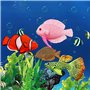 Wenxiaw Faux Poissons Tropicaux Faux Poisson en Silicone pour Aquarium Décor D'aquarium Faux Poisson Rouge pour Fish Tank Décora