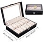 Rangement pour montres avec 12 Compartiments Montres Boîte