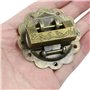 Cadenas Loquet Hasp Boucle Serrure - Vintage Design Alloy Latch Retro Style Mini avec vis et clé, à verrou rétro pour boîte bijo