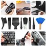 8 en 1 Pinceau Antistatique Brosse Antistatique Kit Nettoyage PC Pinceaux de Clavier Kit de Brosses à Clavier Pinceaux de Dépous