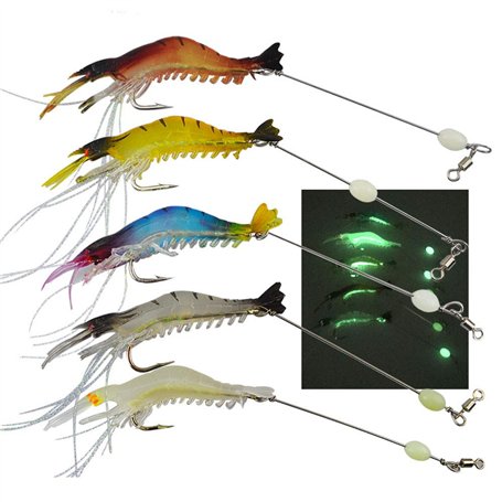 Senven Les appâts artificiels pour crevettes