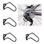 Huahao Vélo Dérailleur Arrière Garde Support 4 Pièces Vélo Dérailleur Arrière Garde Protecteur de Dérailleur Arrière de Vélo Dér