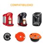 Capsule Tassimo Rechargeable, 60ml /180 ML Réutilisable Dosettes Tassimo pour Bosch Dosette Rechargeable Tassimo Accessoire Caps