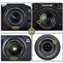 Fire Rock Filtre UV 58 mm pour Canon EF-S 18-55 mm, EF-S 55-250 mm, Nikon AF-P DX NIKKOR 70-300 mm et autres objectifs 58 mm (lo
