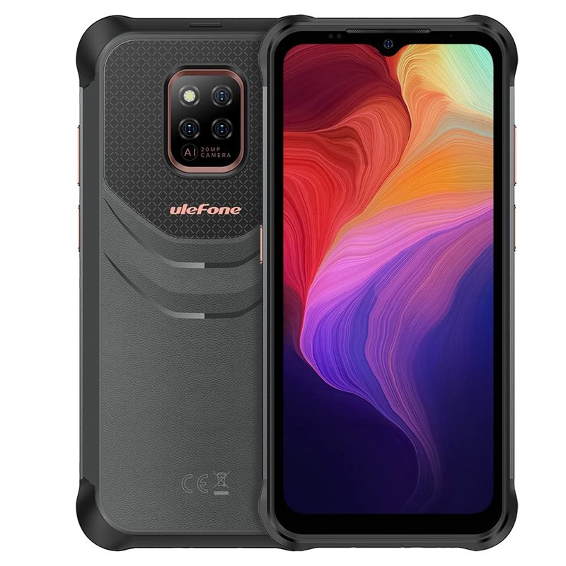 Ulefone Power Armor 14 Téléphone Incassable, Batterie 10000mAh, 6,52’’ 20MP+16MP Caméra(Photographie sous-Marine), Android 11 Et