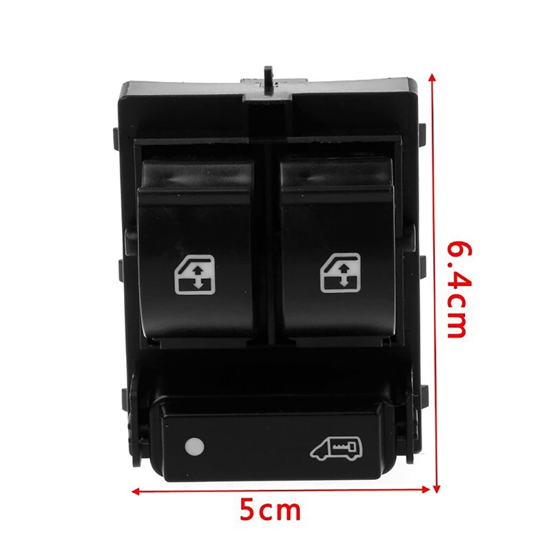 Image secondaire de ZEALfix Interrupteur Leve Vitre pour Fiat Ducato,Bouton électrique pour Fenêtre 735421419 For Relay Doblo Boxer
