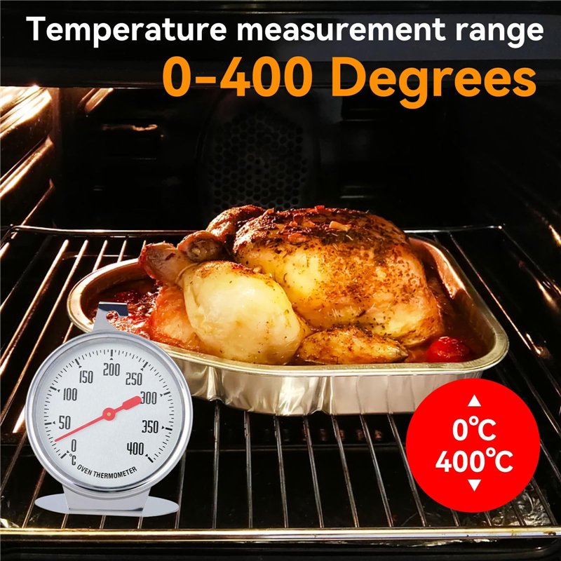 Image secondaire de Thermomètre à Four, Thermomètres de Four Indicateur de Température, Suspendre ou Poser Dans le Four