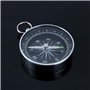 Boussole Haute Précision avec Bordure en Aluminium Format de Poche pour Le Camping en Plein Air, la Randonnée Sportive Navigatio