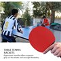 PIQIUQIU Ensemble de Raquettes de Tennis de Table avec 2 Raquettes et 3 balles dans Un Sac(Couleur aléatoire)