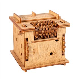 iDventure Cluebox - Schrödingers Cat - Puzzle Escape Room Jeu - Puzzle 3D - Boite en Bois - Cadeau Homme Original - Casse-tête e iDventure Cluebox - Schrödingers Cat - Puzzle Escape Room Jeu - Puzzle 3D - Boite en Bois - Cadeau Homme Original - Casse-tête e